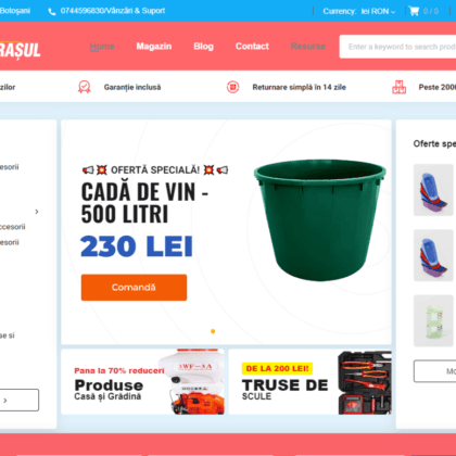 creare magazin online