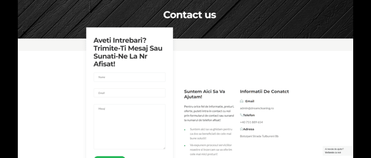 realizare website curatenie