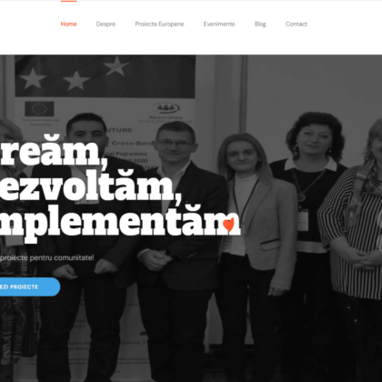 website organizație non-profit